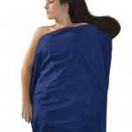 Vložka do spacáku v prodloužené variantě Silk/Cotton Travel Liner Long (Rectangular) Navy Blue (barva Navy modrá)