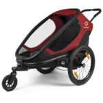 Vozík za kolo Hamax Outback one Barva: červená/černá