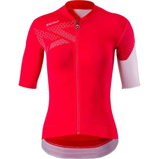 Dámský cyklistický dres Silvini Rosalia Velikost: XL / Barva: červená/růžová