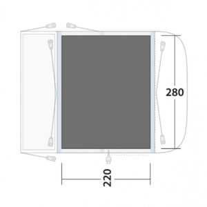 Podlážka Outwell stanu Footprint Newburg 240