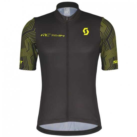 Pánský cyklistický dres Scott M's RC Team 10 SS Velikost: M / Barva: černá/žlutá