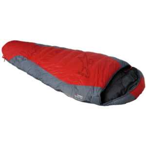 Spacák Warmpeace Viking 900 180 cm Zip: Pravý / Barva: červená/šedá