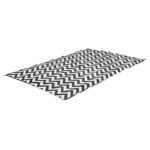 Koberec ke stanu Bo-Camp Chill Mat Carpet XL Wave Barva: černá/bílá