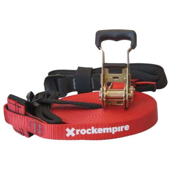 Slackline Rock Empire Slack Line 11 m Barva: červená