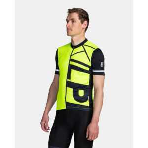 Pánské cyklistické triko Kilpi Cavalet Velikost: M / Barva: žlutá/černá