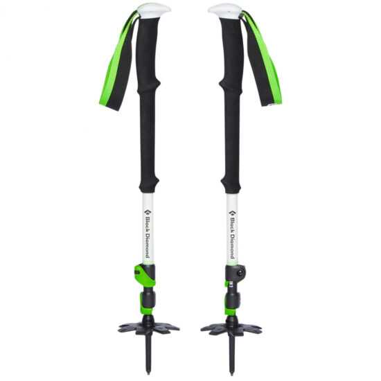 Skialpové hole Black Diamond Expedition 3 Délka holí: 125 cm / Barva: černá/zelená Skialpové hole Black Diamond Expedition 3 Délka holí: 125 cm / Barva: černá/zelená