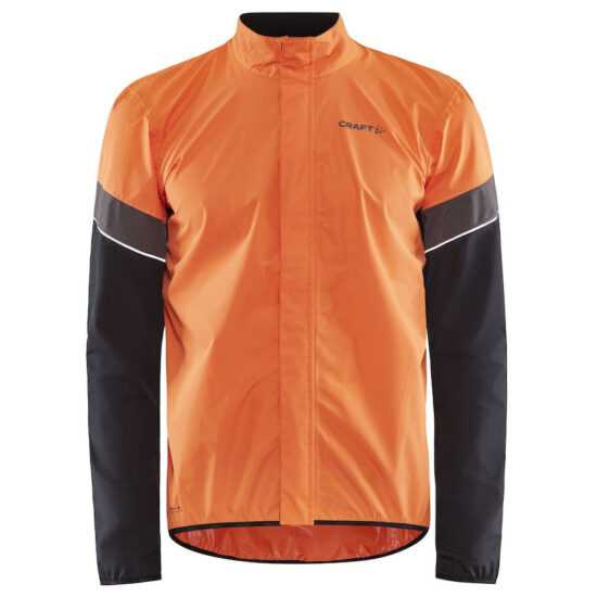 Pánská cyklistická bunda Craft CORE Endur Hydro Velikost: L / Barva: oranžová Pánská cyklistická bunda Craft CORE Endur Hydro Velikost: L / Barva: oranžová