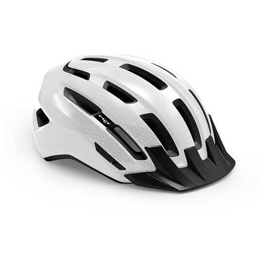 Cyklistická helma MET Downtown Velikost helmy: 58-61 cm / Barva: bílá
