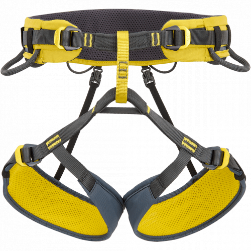 Horolezecký úvazek Climbing Technology Wall Velikost: L-XL / Barva: žlutá/černá