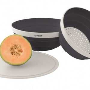 Miska s víkem a cedník Outwell Collaps Navy Night