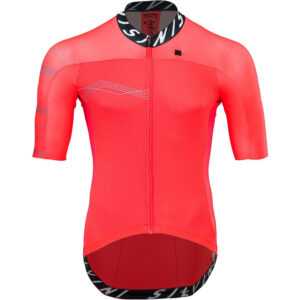 Pánský cyklistický dres Silvini Stelvio Velikost: XL / Barva: stříbrná/červená