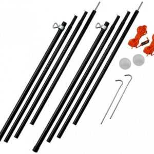 Ocelové podpěrné tyče Adjustable Steel King Poles 180-220cm