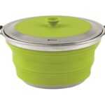Hrnec s poklicí Outwell Collaps 4.5L Lime Green