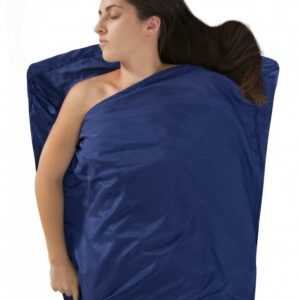 Vložka do spacáku Silk/Cotton Travel Liner Mummy Navy Blue (barva Navy modrá)