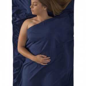 Pružná vložka do spacáku Expander Liner - Traveller (with Pillow slip) Modrá
