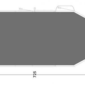 Podlážka stanu Outwell Footprint s integrovaným přepínačem vpředu Knightdale 8PA